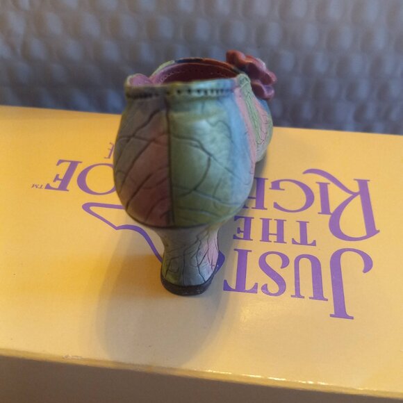 Just The Right Shoe  By Raine Rose Court Shoe  Mini Figurine 25009 - Picture 5 of 9